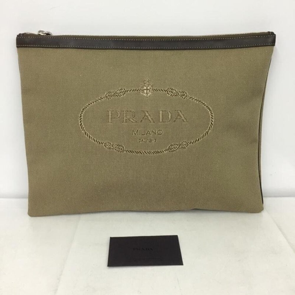 PRADA branding Clutch Bag Party